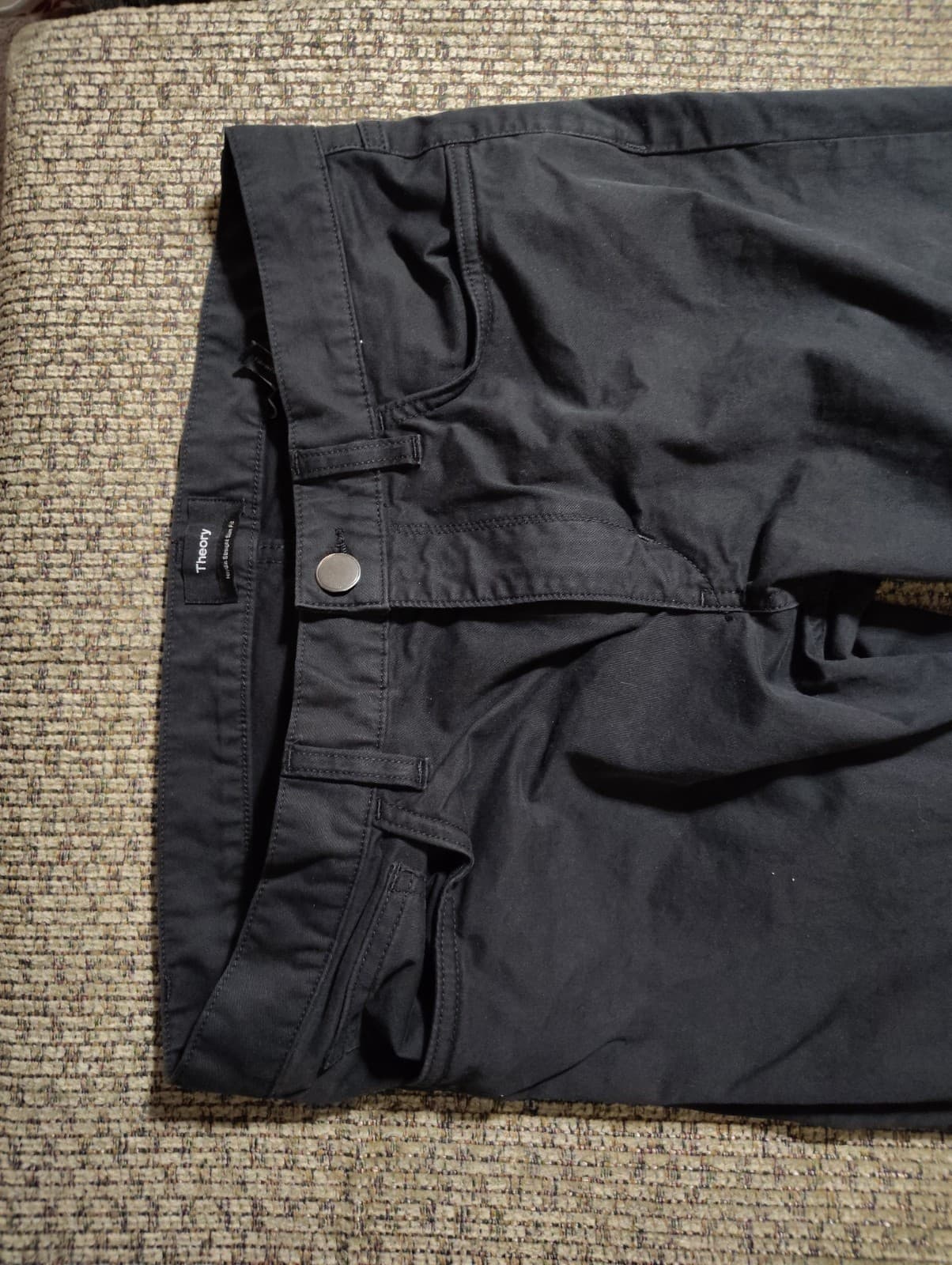 Mens Theory Straight Slim Fit Pants - Thumbnail 2