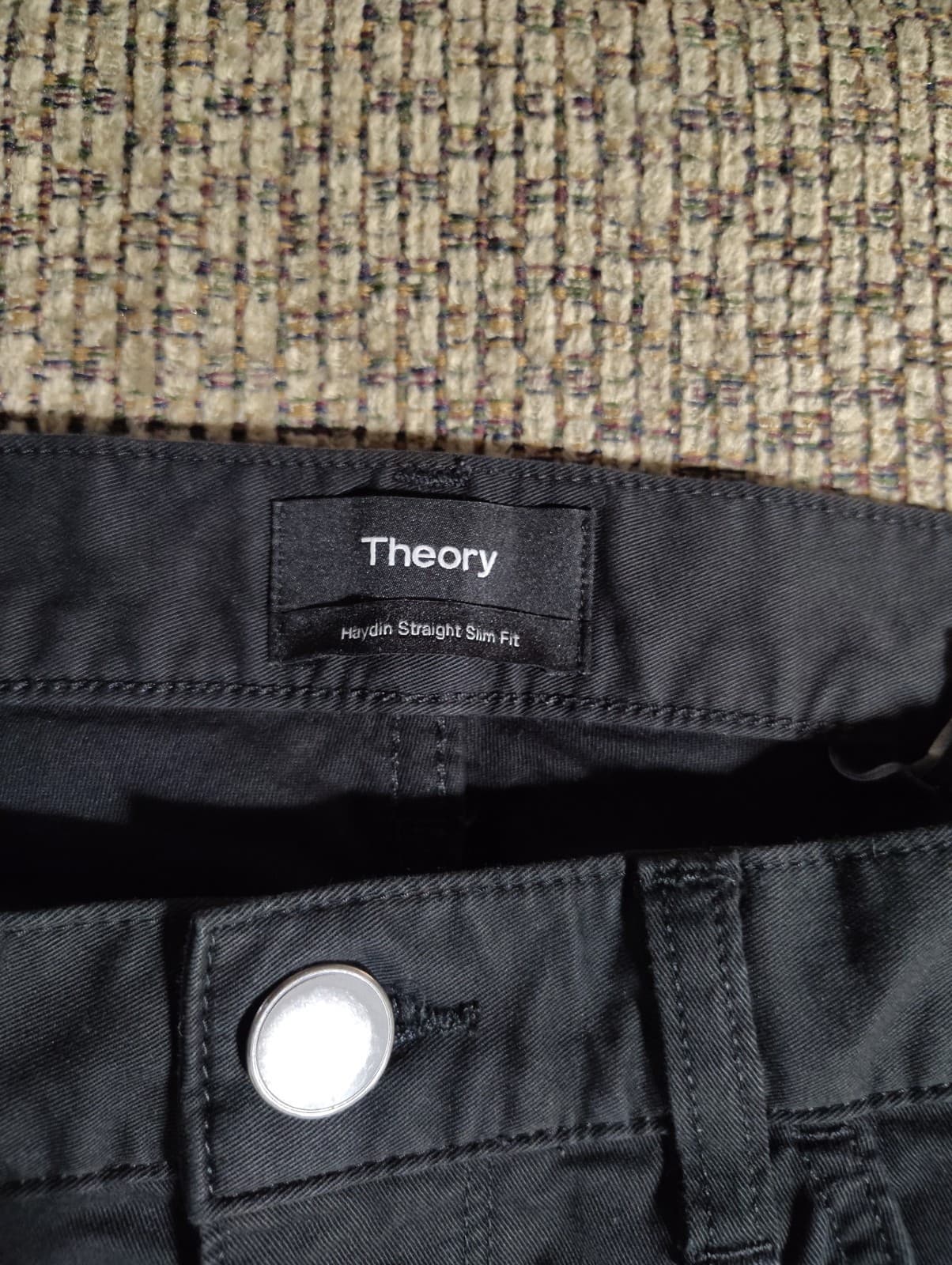 Mens Theory Straight Slim Fit Pants - Thumbnail 3