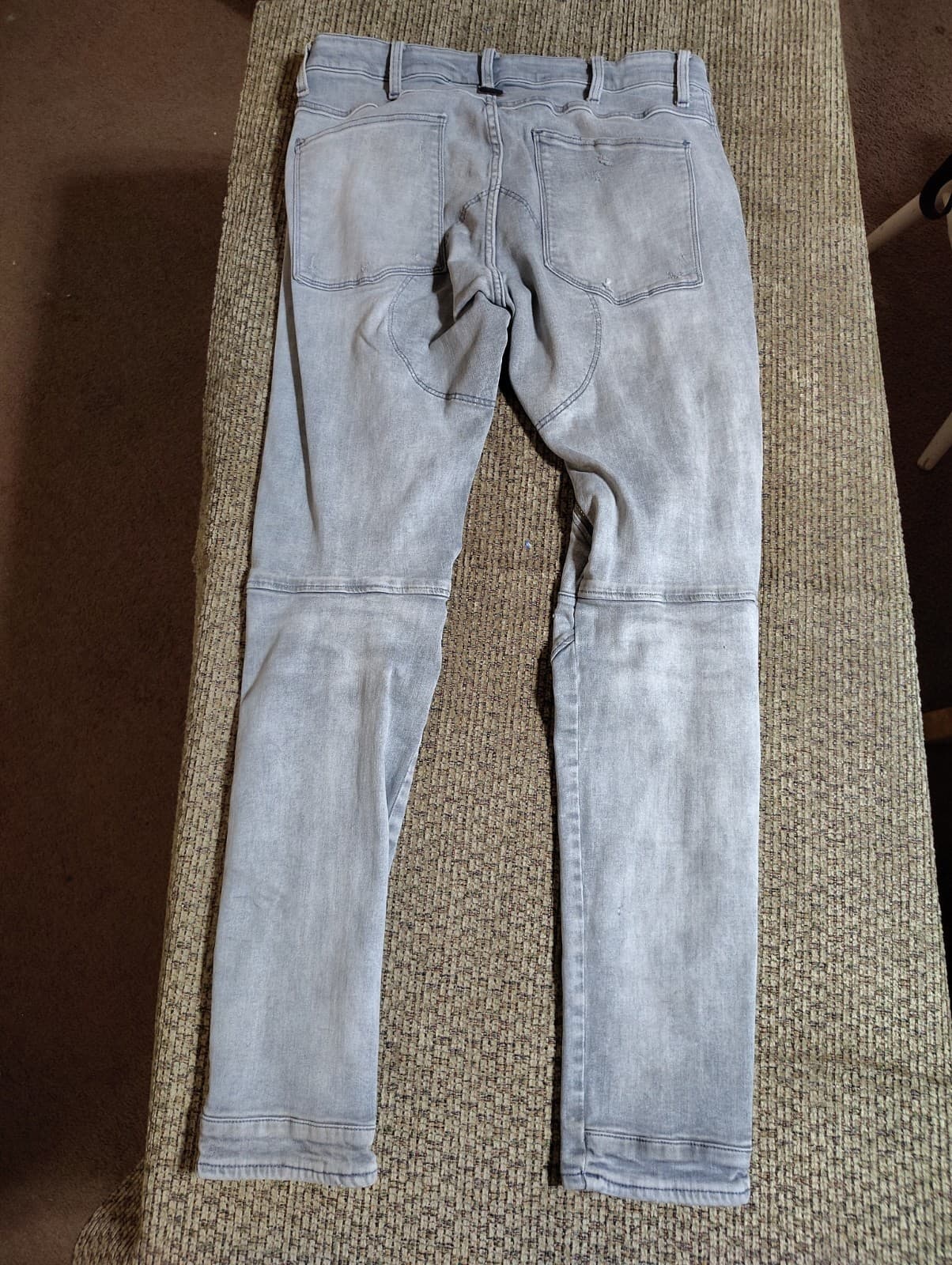 G-Star Raw Men's 5620 3D Zip Knee Skinny Oreon Grey Destroy (w31)$198 - Thumbnail 7
