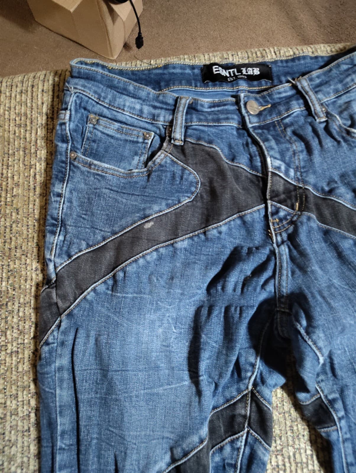 Jaded London Women’s- Jaded Man & Curly Fry - Slouchy Boyfriend Fit- Size 30 - Thumbnail 4