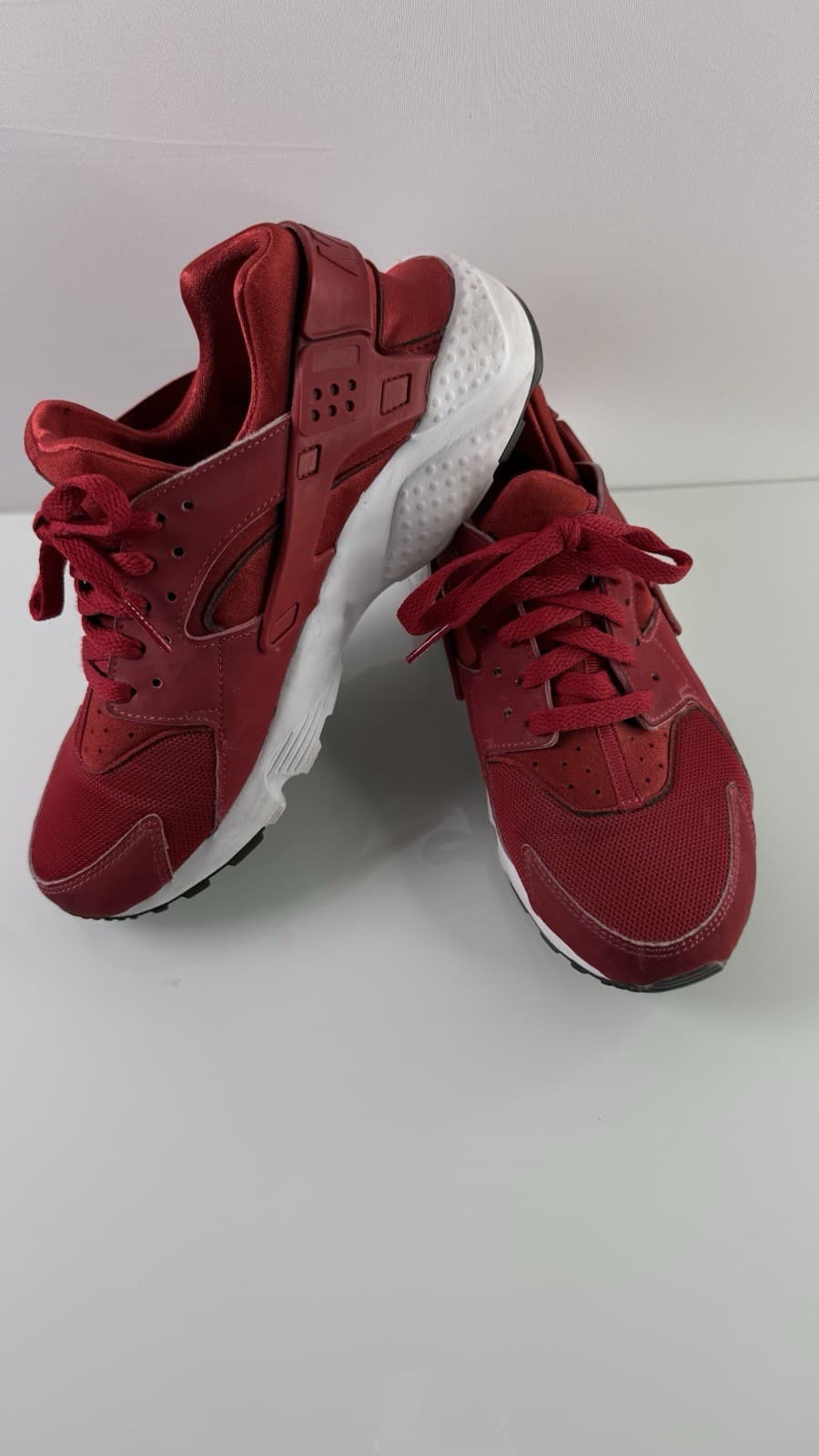 Adidas Women’s Red Suede Sneakers Casual Lace Up Shoes Size 7.5 - Thumbnail 5