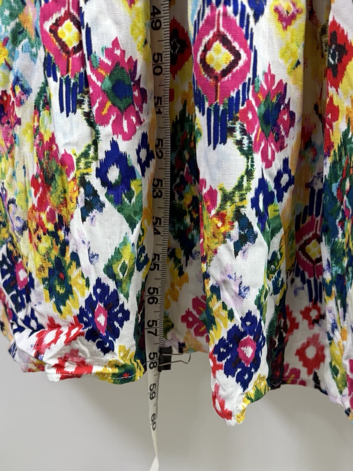 Terra & Sky Women’s 3X Colorful Tiered Maxi Dress Smock Back Sleeveless NWT $20. - Thumbnail 8