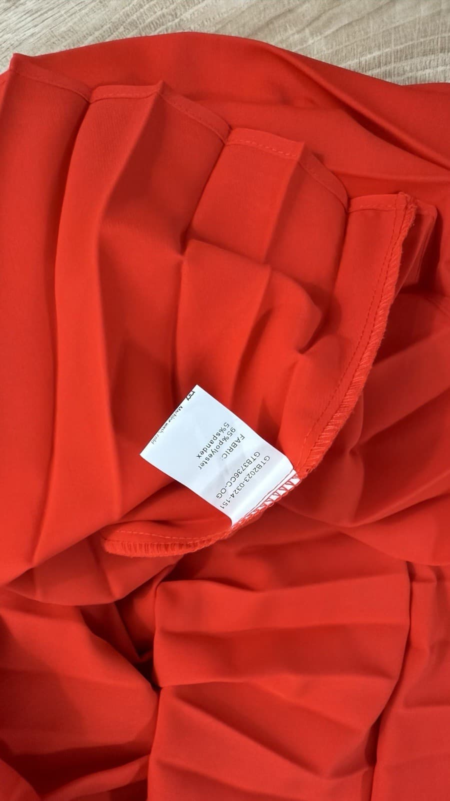 Women’s Red Pleated Halter Neck Dress Size 2XL $15.00 Elegant Sleeveless - Thumbnail 4