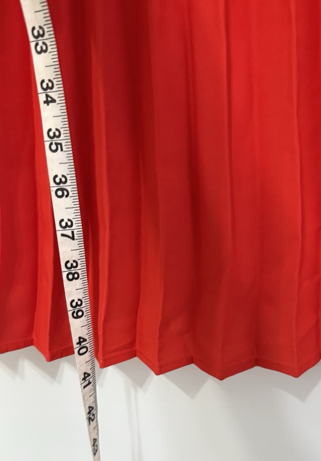 Women’s Red Pleated Halter Neck Dress Size 2XL $15.00 Elegant Sleeveless - Thumbnail 5