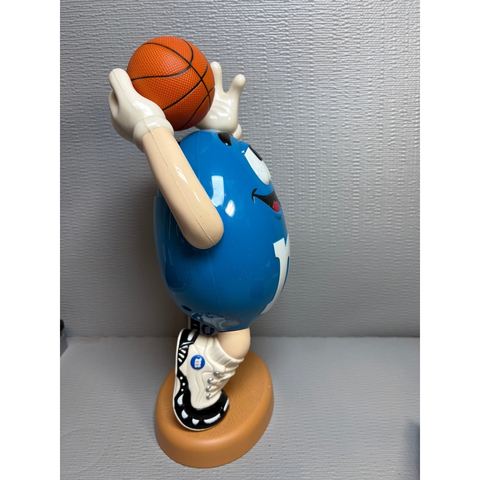 M&M's Blue Character Basketball Candy Dispenser Collectible Sports Toy 12" - Thumbnail 5
