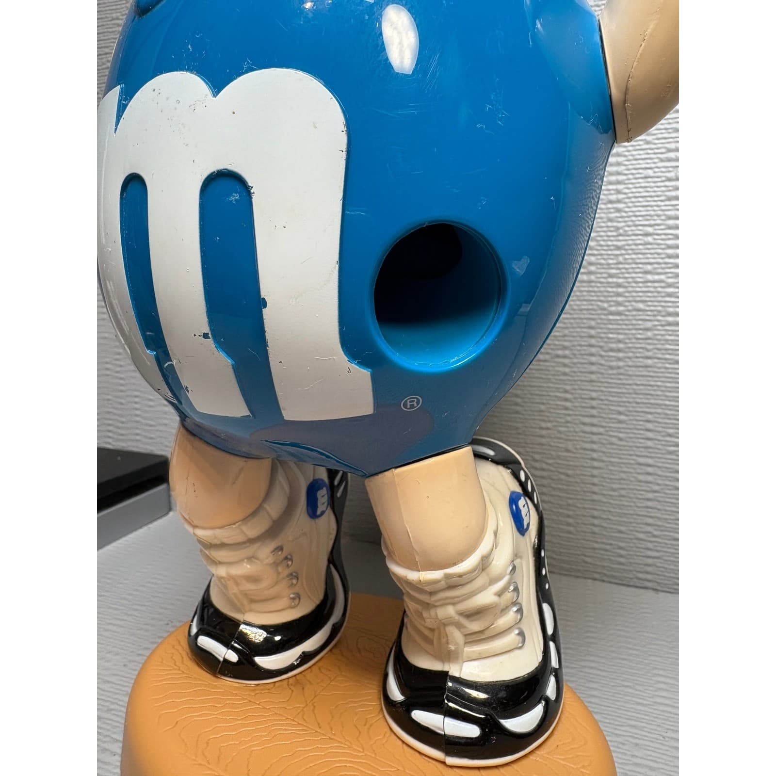 M&M's Blue Character Basketball Candy Dispenser Collectible Sports Toy 12" - Thumbnail 4