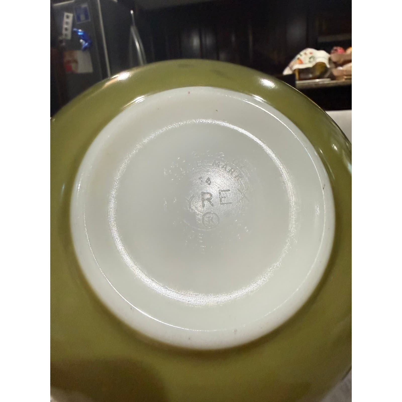 Vintage Pyrex Verde Cinderella Mixing Bowl Set Green Yellow 444 443 441 Retro - Thumbnail 17
