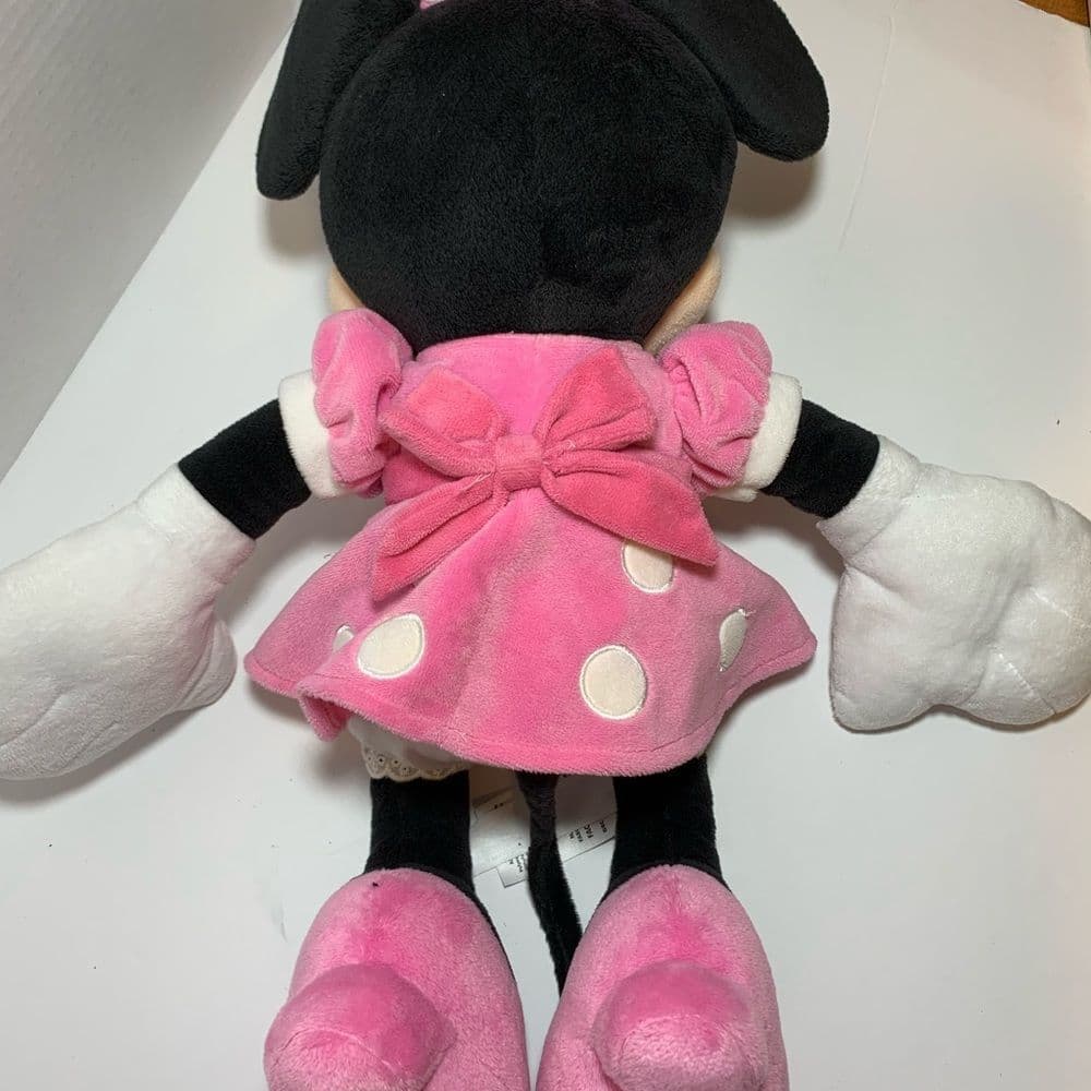 Disney Minnie Mouse Plush doll Pink polka dot dress Original authentic toys - Thumbnail 3