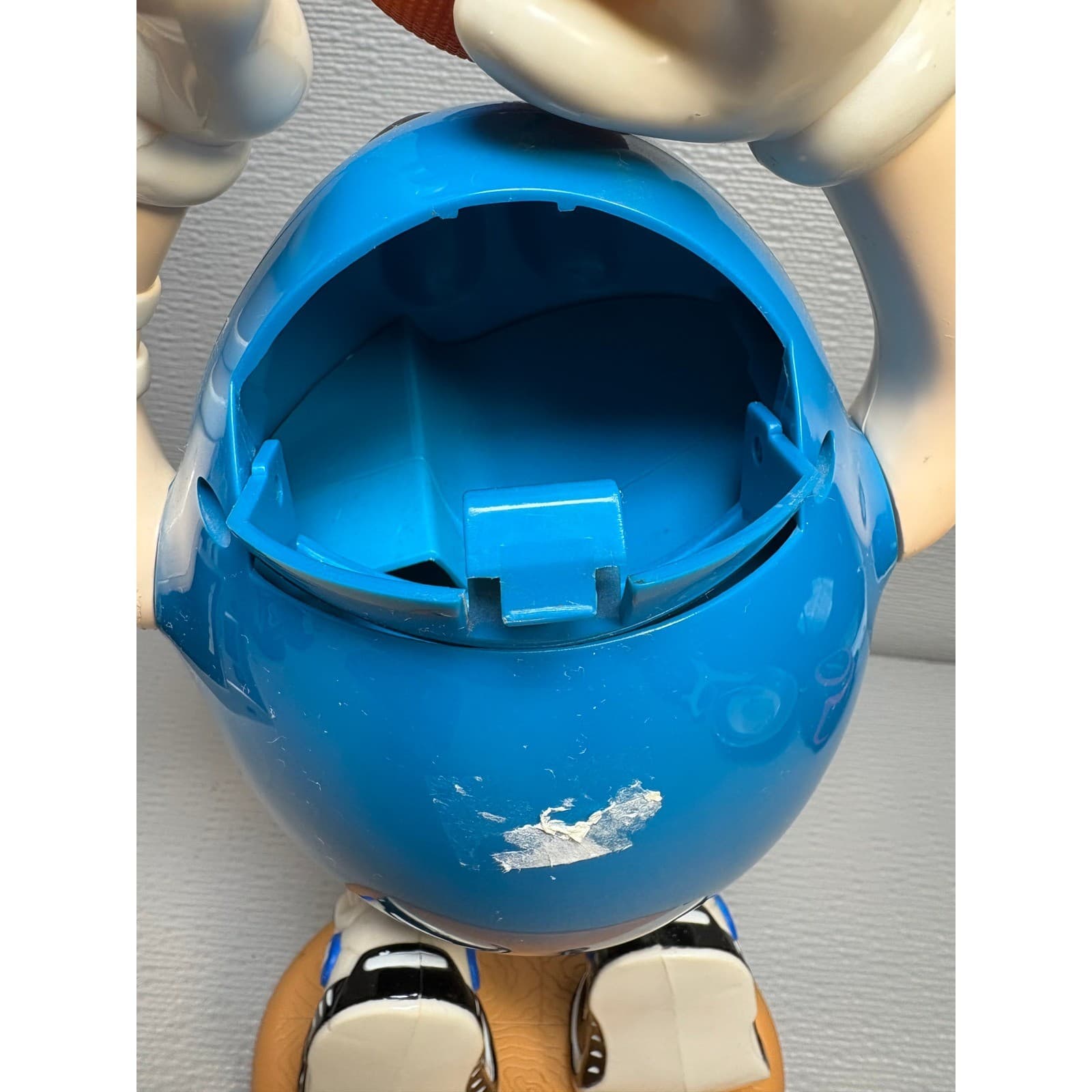 M&M's Blue Character Basketball Candy Dispenser Collectible Sports Toy 12" - Thumbnail 3