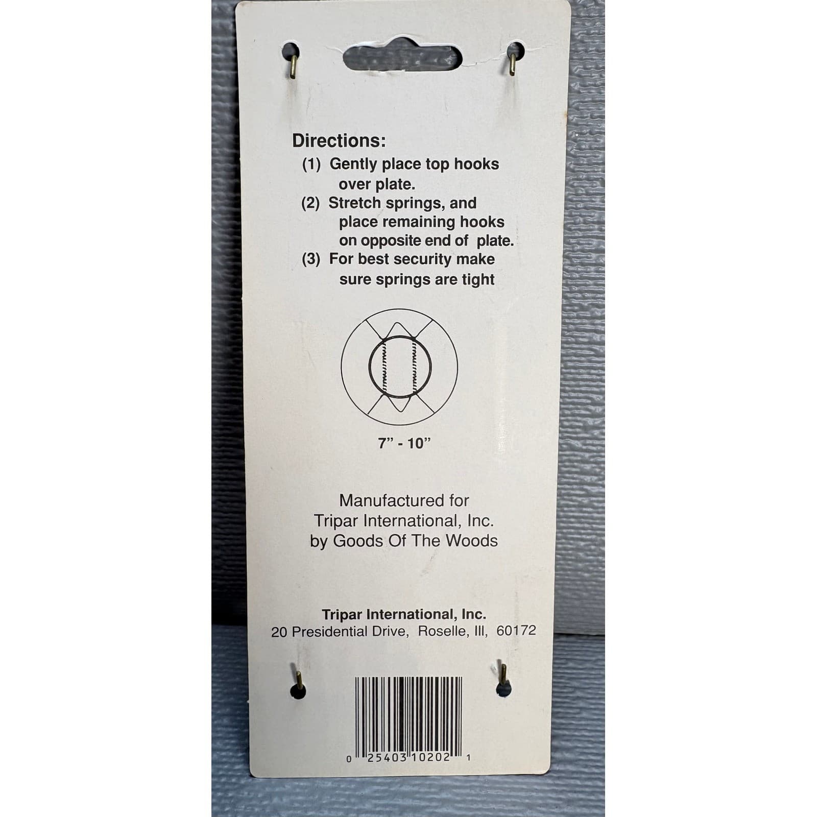 Tripar Elco Plate Hanger Bundle Brass Wire Adjustable 5-18 Inch 4 Pack USA - Thumbnail 6