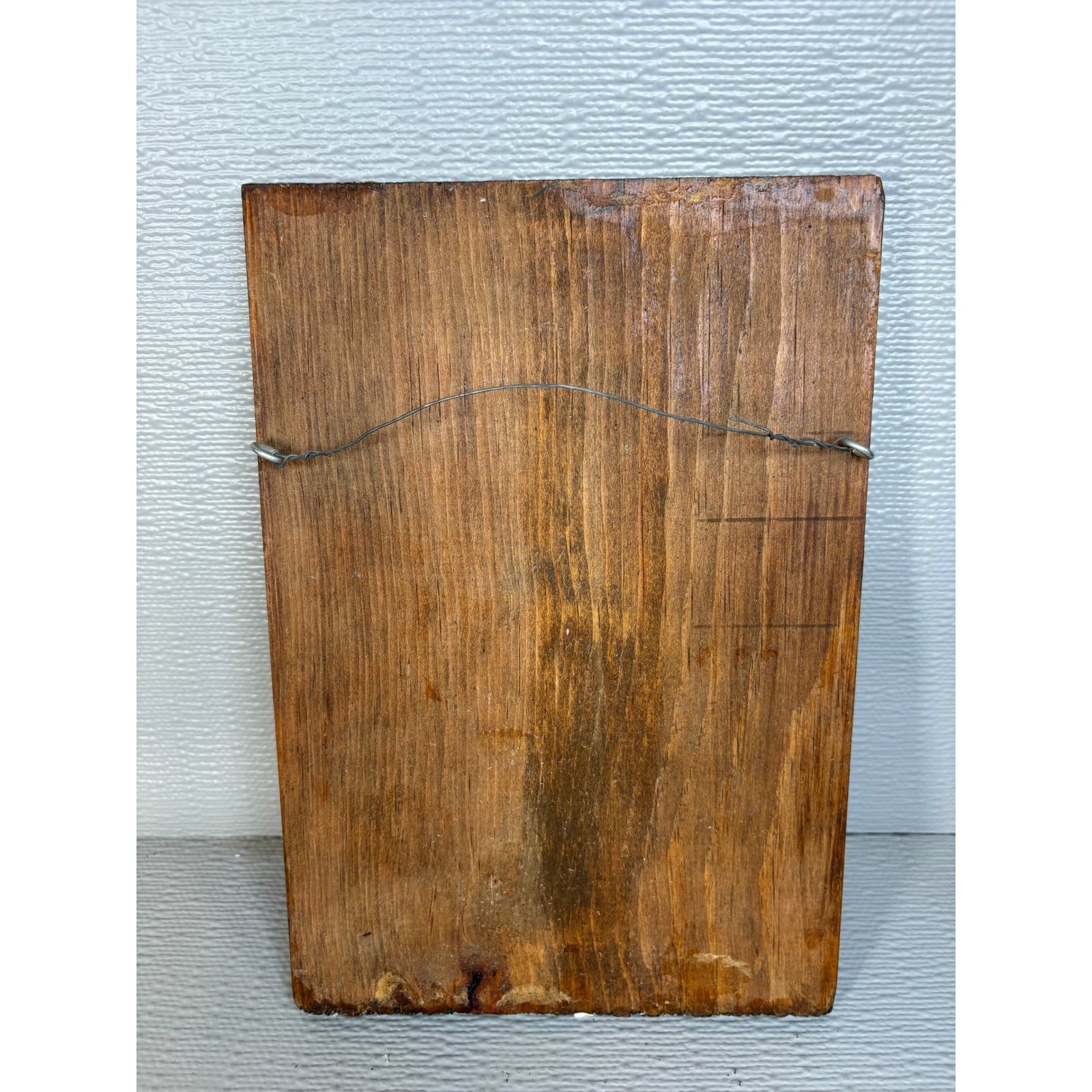 Vintage Tom Swift and His Wireless Message Wood Wall Plaque Victor Appleton Art - Thumbnail 3