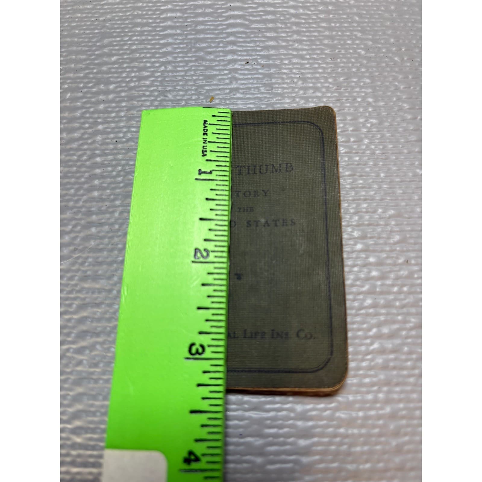 Vintage 1934 Tom Thumb History of the United States Miniature Book 4th Edition - Thumbnail 7