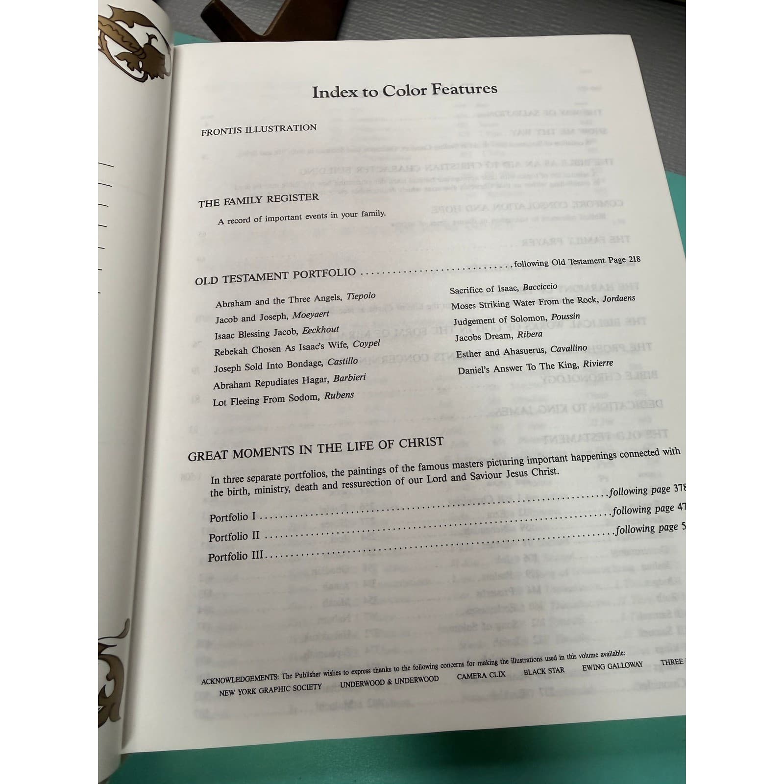 Vintage Holy Bible King James Version Come Unto Me Edition White Gold Gilded - Thumbnail 14