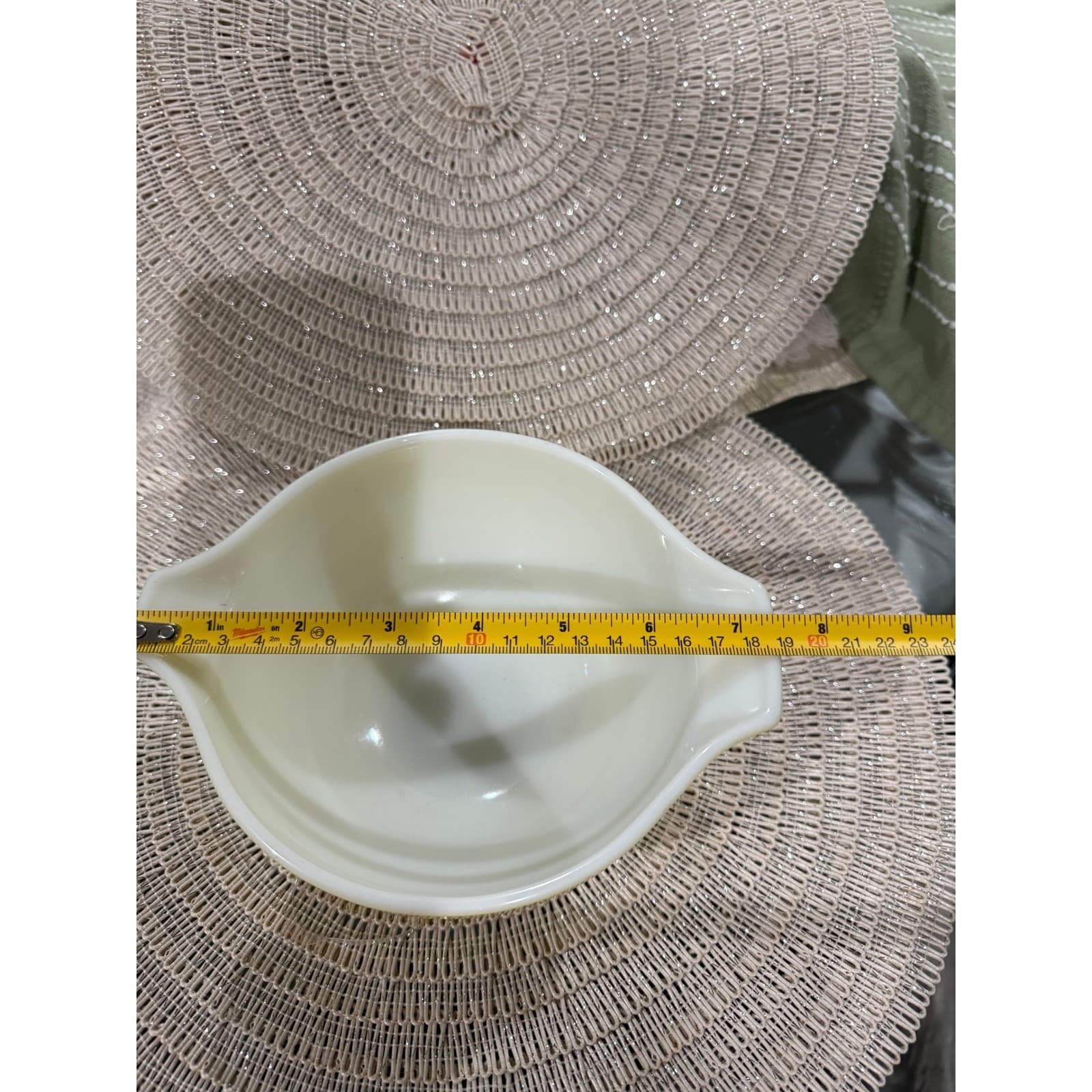 Vintage Pyrex Verde Cinderella Mixing Bowl Set Green Yellow 444 443 441 Retro - Thumbnail 22