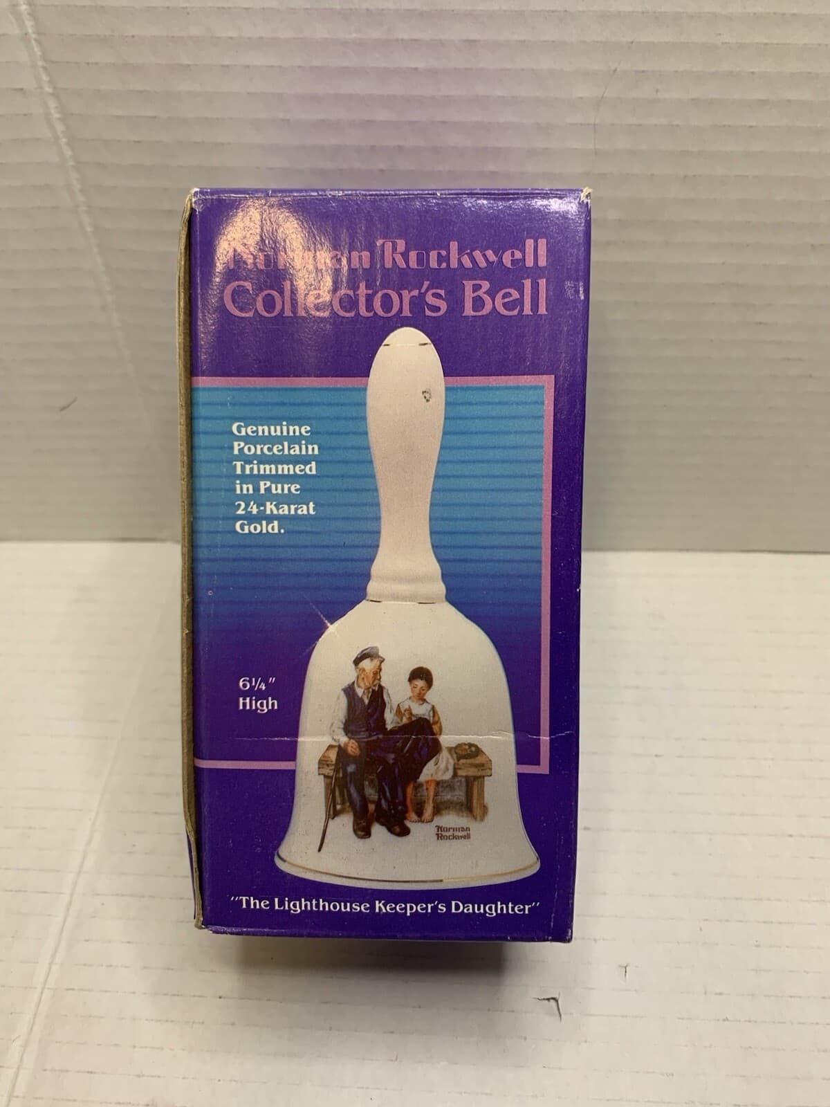 Vintage Norman Rockwell Plate & Bell Bundle The Lighthouse Keeper's Daughter - Thumbnail 7