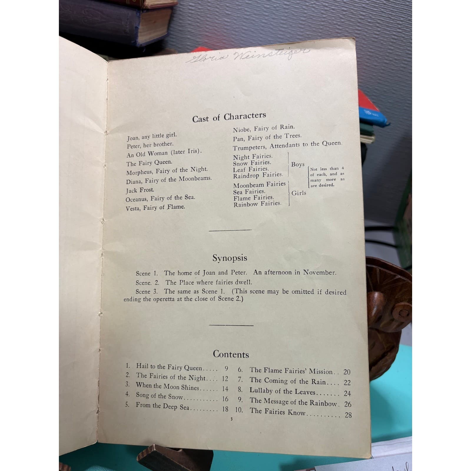 1924 Rainbows End Operetta for Children Cynthia Dodge Vintage Vocal Score Music - Thumbnail 5
