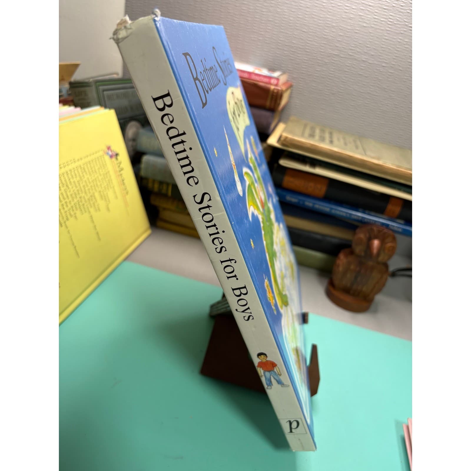 Bedtime Stories for Boys Hardcover Parragon Publishing 2000 Dragon Illustration - Thumbnail 2