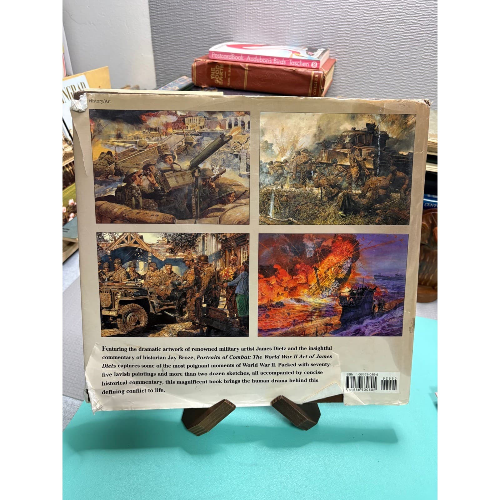 Portraits of Combat World War II Art of James Dietz Jay Broze Hardcover Book - Thumbnail 3