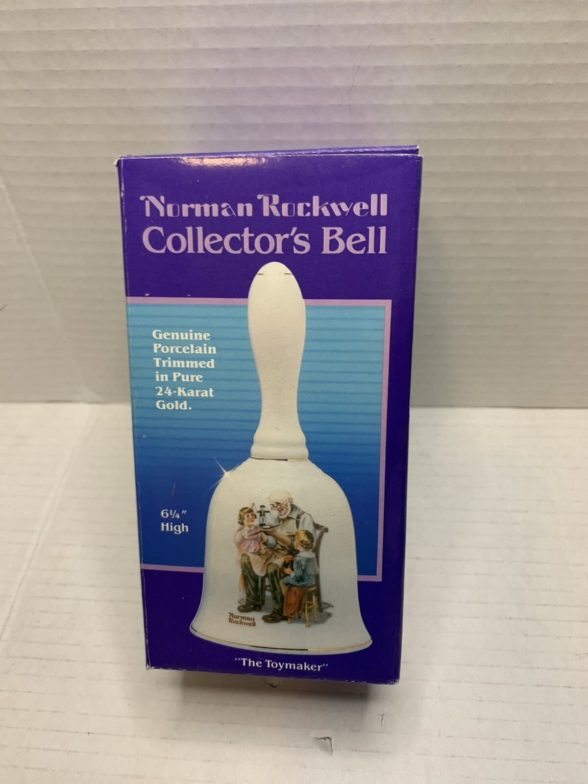 Vintage Norman Rockwell Plate & Bell Bundle "The Toymaker" Museum Collections - Thumbnail 7