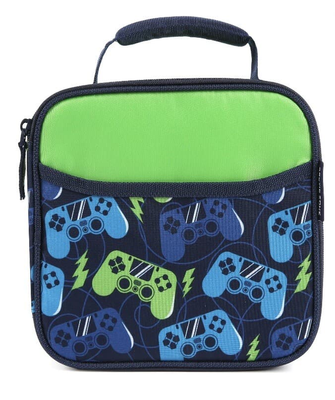 Arctic Zone Blue Gamer Lunch Box Bag Kit Insulated w/ Container, Bottle Ice Pack - Thumbnail 6