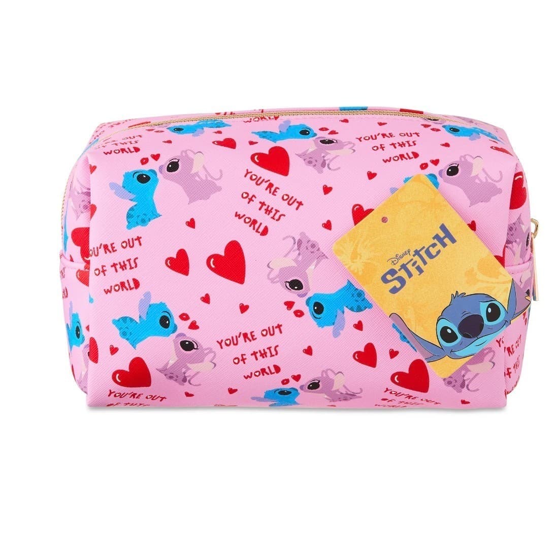 Disney Stitch & Angel cosmetic Bag make up pouch - Thumbnail 2