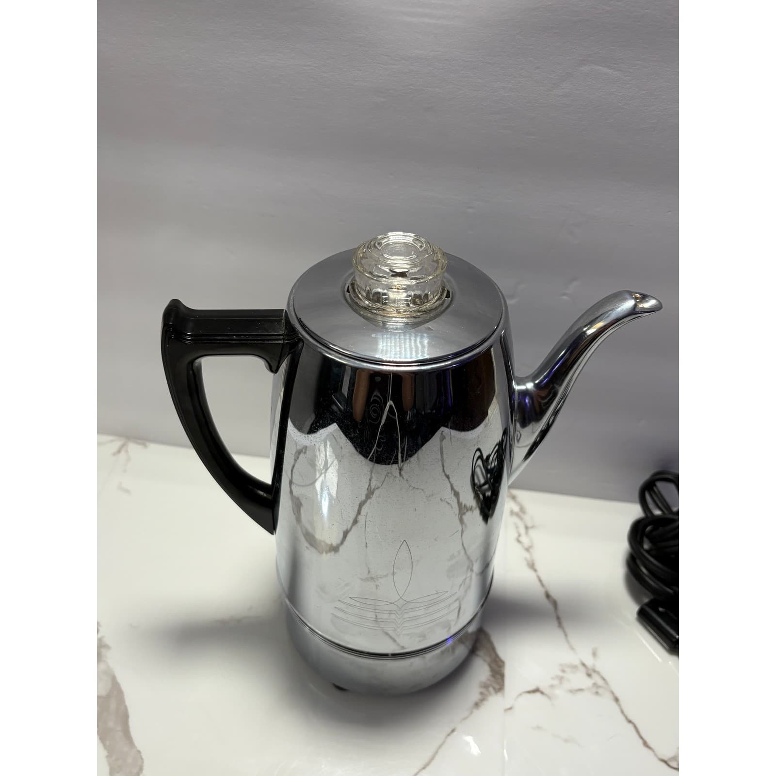 Vintage Universal Coffeematic Electric Percolator Chrome 4408 - Thumbnail 11