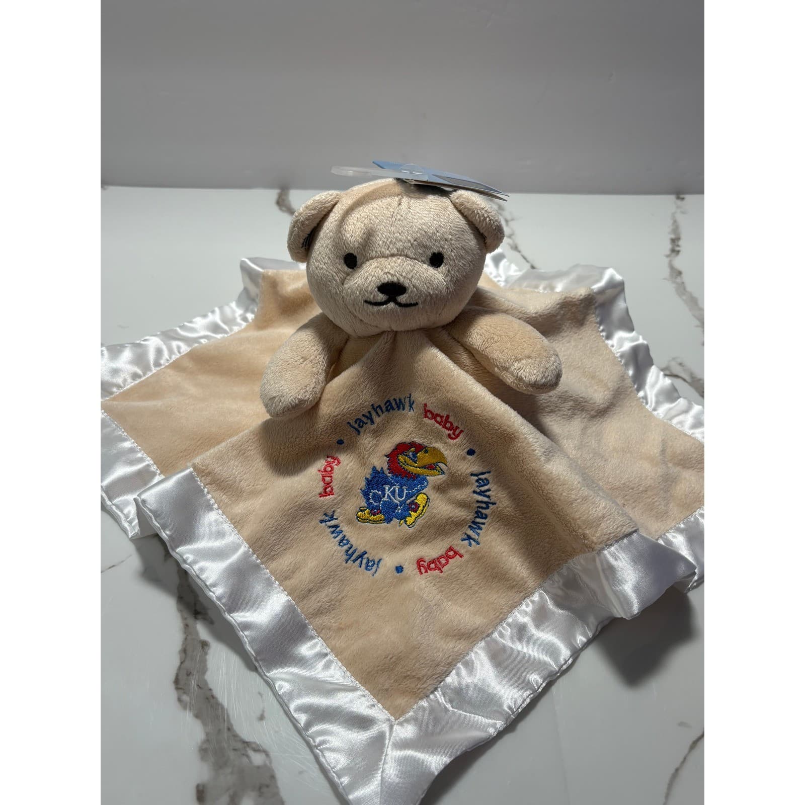 Kansas Jayhawks Baby Fanatic Security Blanket and Pacifier Set New - Thumbnail 10