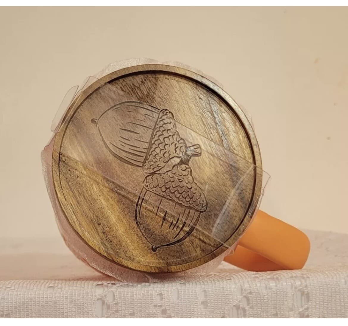 Harvest Blessings Mug with Bamboo Lid - Thumbnail 2