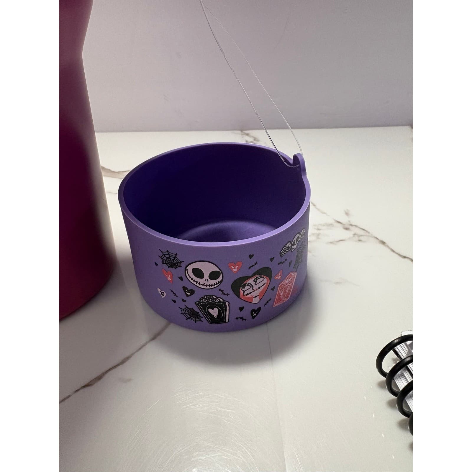 Disney Nightmare Before Christmas CultureFly 40oz Tumbler Pink Jack Sally Pouch - Thumbnail 5