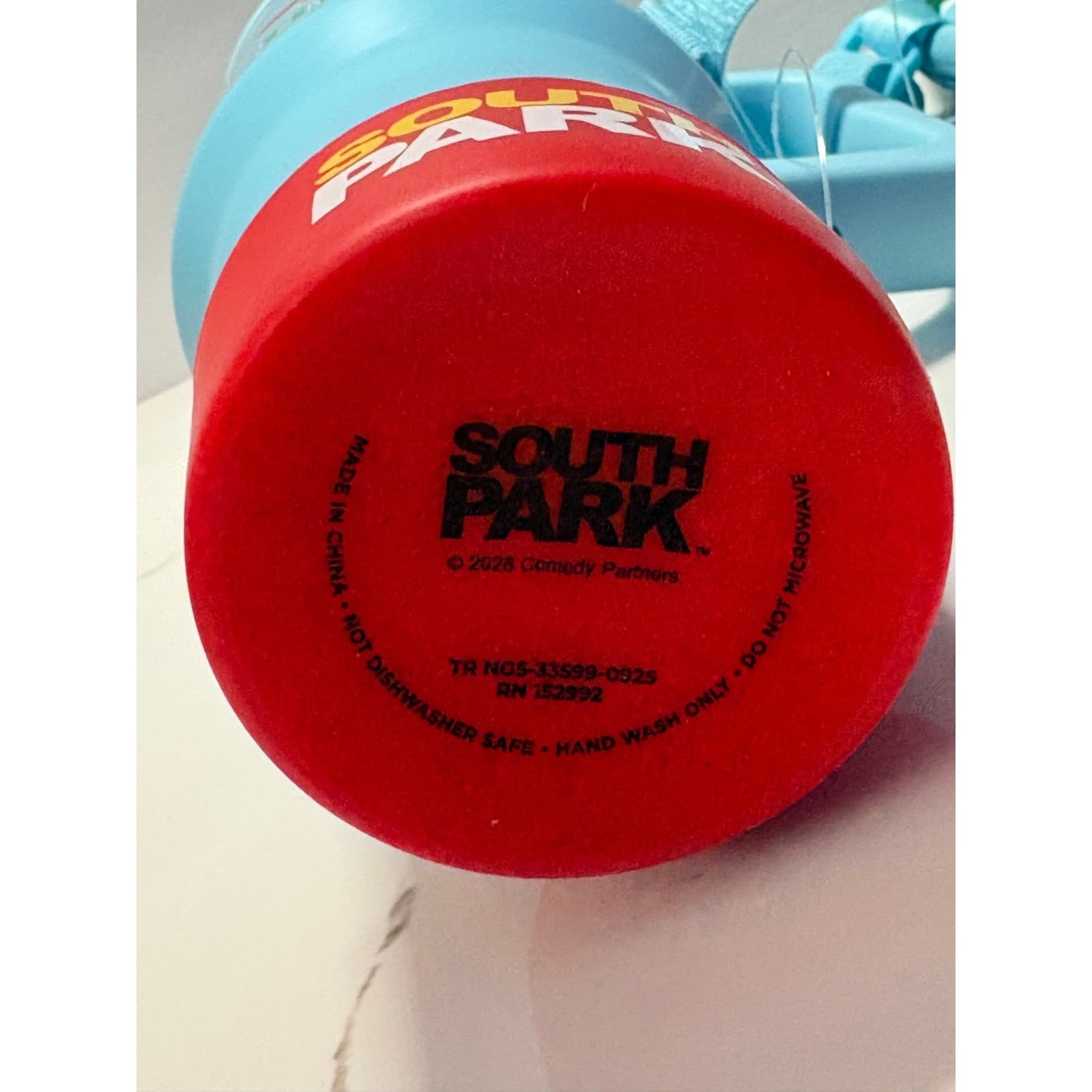 South Park Team Butters 40oz Tumbler Hydration Bundle CultureFly Blue New - Thumbnail 4