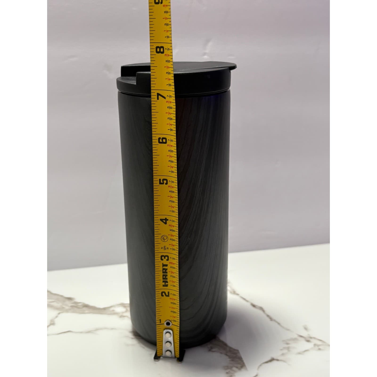 Always Stainless Steel Travel Tumbler Wood Grain Insulated Coffee Mug Grey 16oz - Thumbnail 10