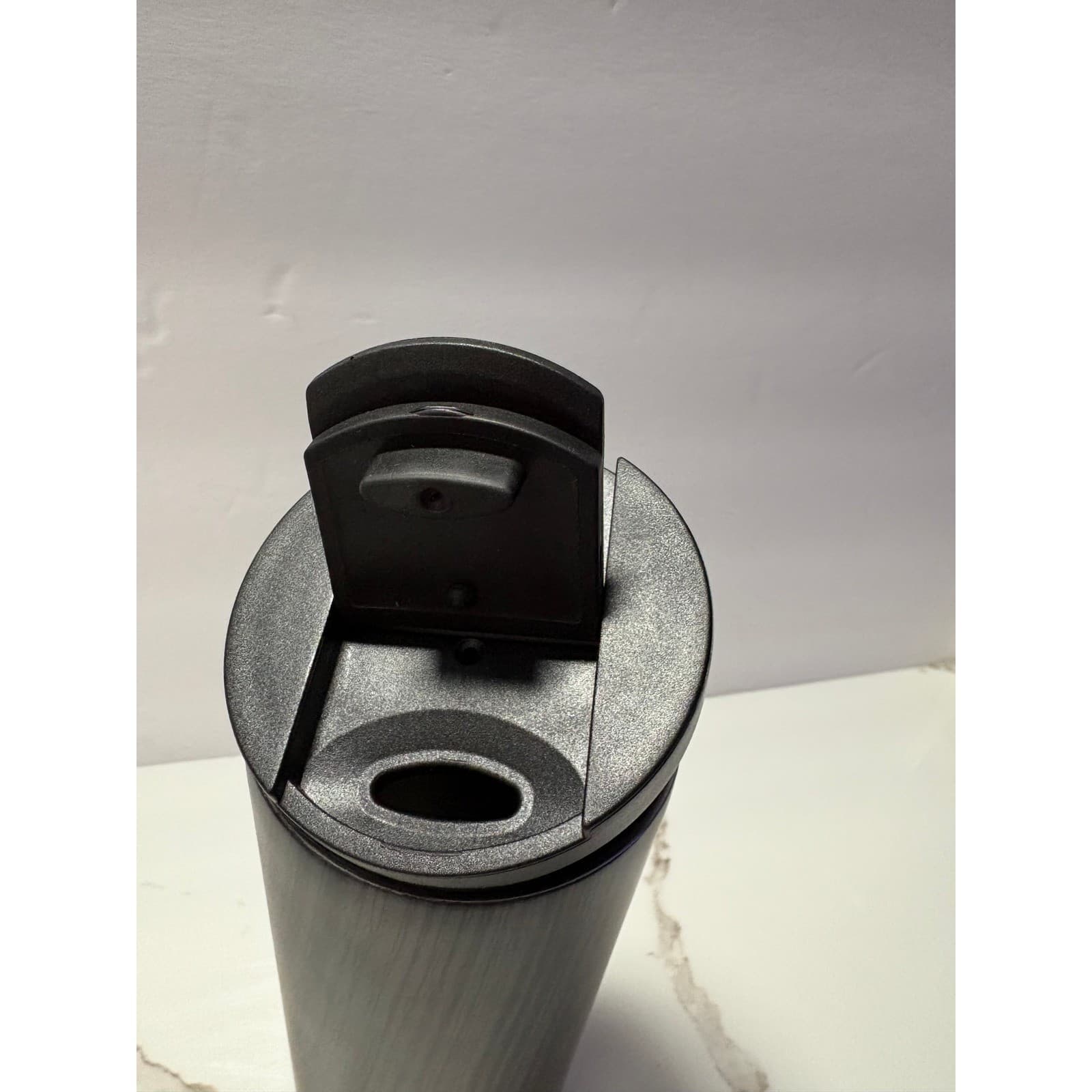 Always Stainless Steel Travel Tumbler Wood Grain Insulated Coffee Mug Grey 16oz - Thumbnail 3