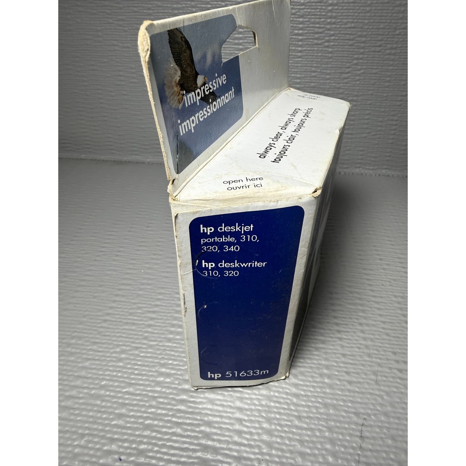 HP 33 Black Inkjet Print Cartridge 51633M Deskjet Portable NOS for 310 320 340 - Thumbnail 4