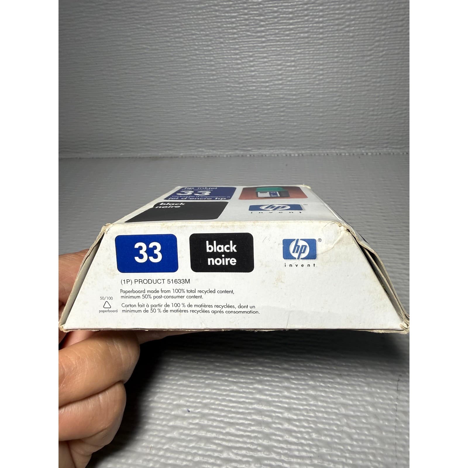 HP 33 Black Inkjet Print Cartridge 51633M Deskjet Portable NOS for 310 320 340 - Thumbnail 5