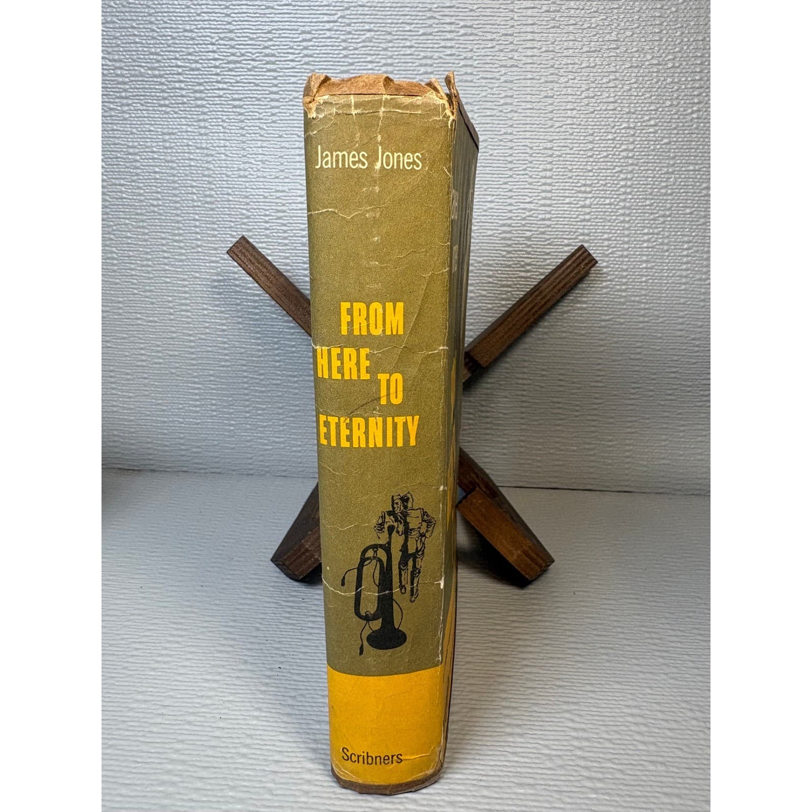 James Jones From Here to Eternity 1952 Charles Scribner's Sons Hardcover Book - Thumbnail 2
