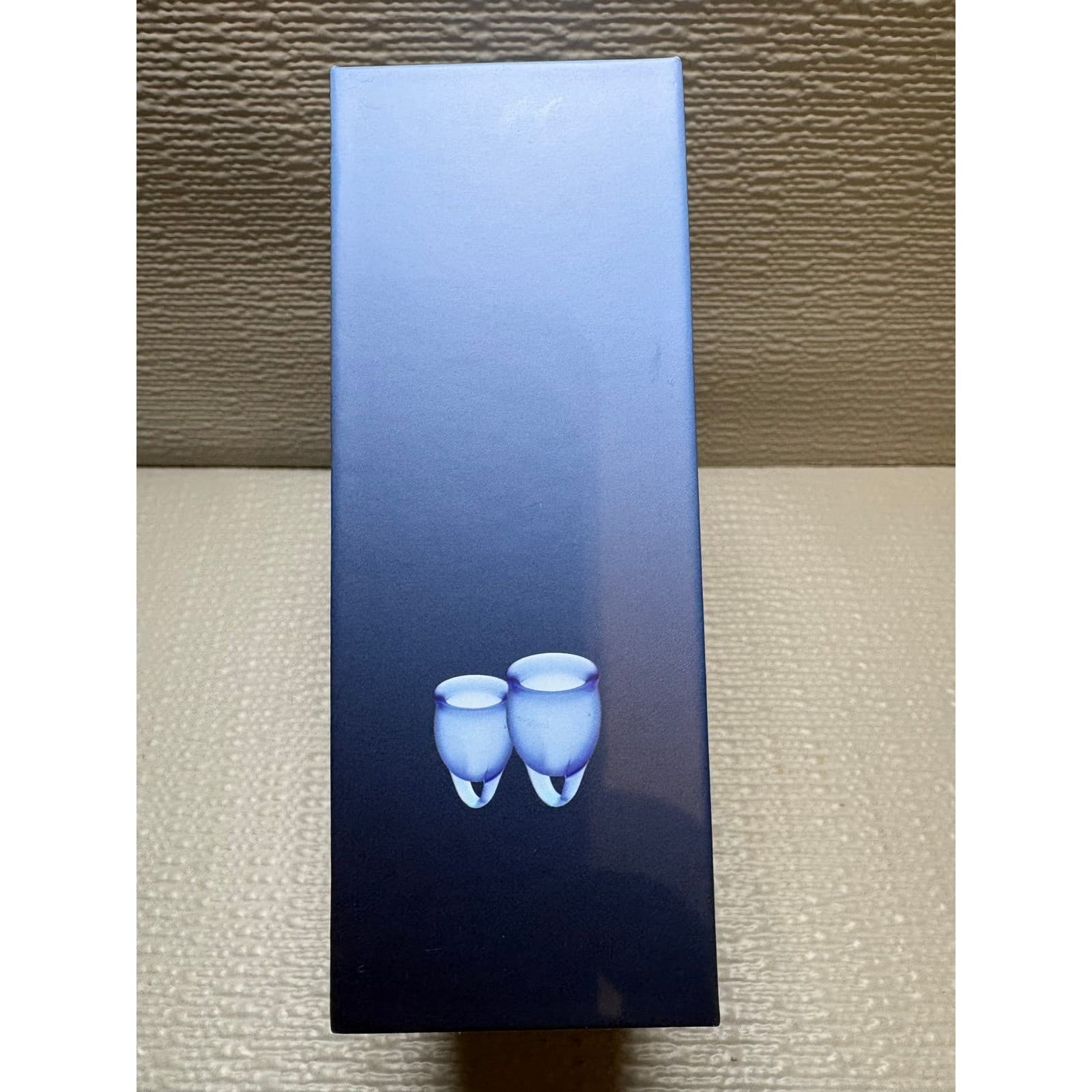 Feel Confident Menstrual Cups Set Blue Medical Silicone 15ml 20ml NEW - Thumbnail 3