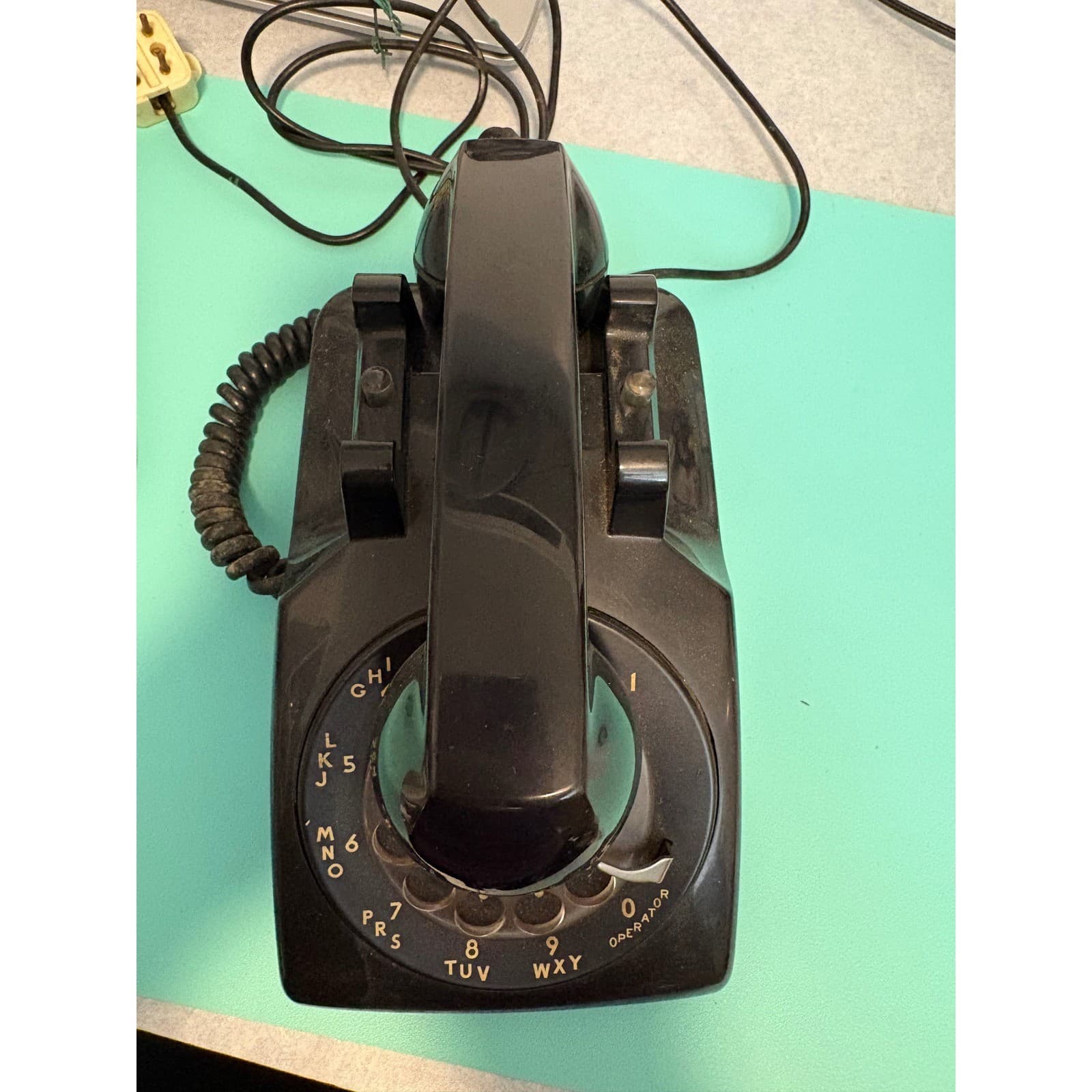 Vintage Western Electric Model 500 Rotary Dial Telephone Black Bell System - Thumbnail 5