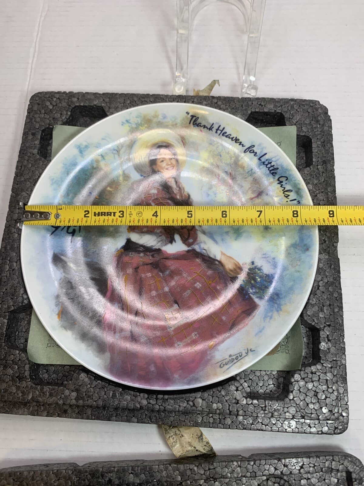 GIGI D'Arceau-Limoges Collector's Plate 1985 Thank Heaven for Little Girls /COA - Thumbnail 4