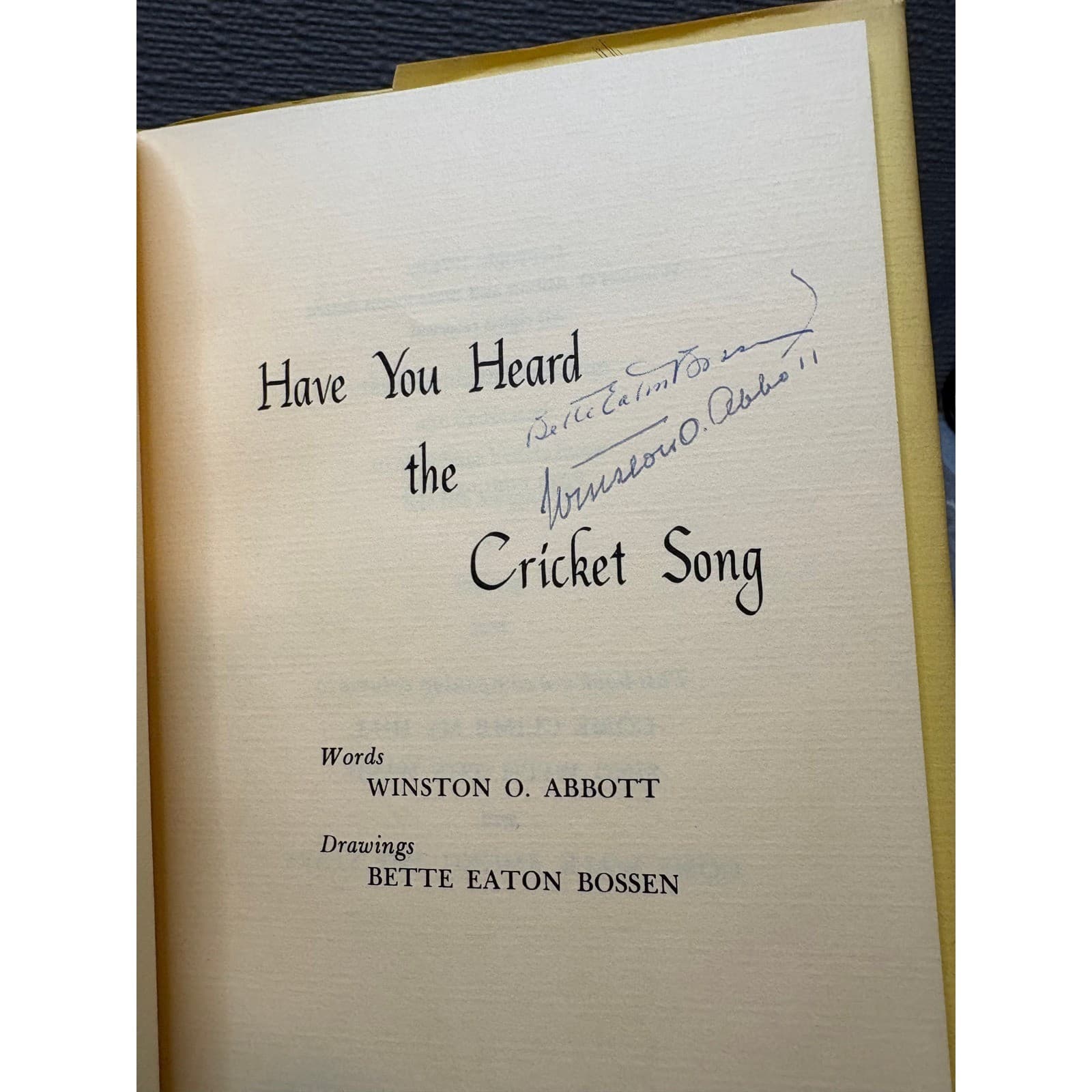 5 Winston O Abbott Bette Eaton Bossen Signed Vintage Books Inspiration House - Thumbnail 14