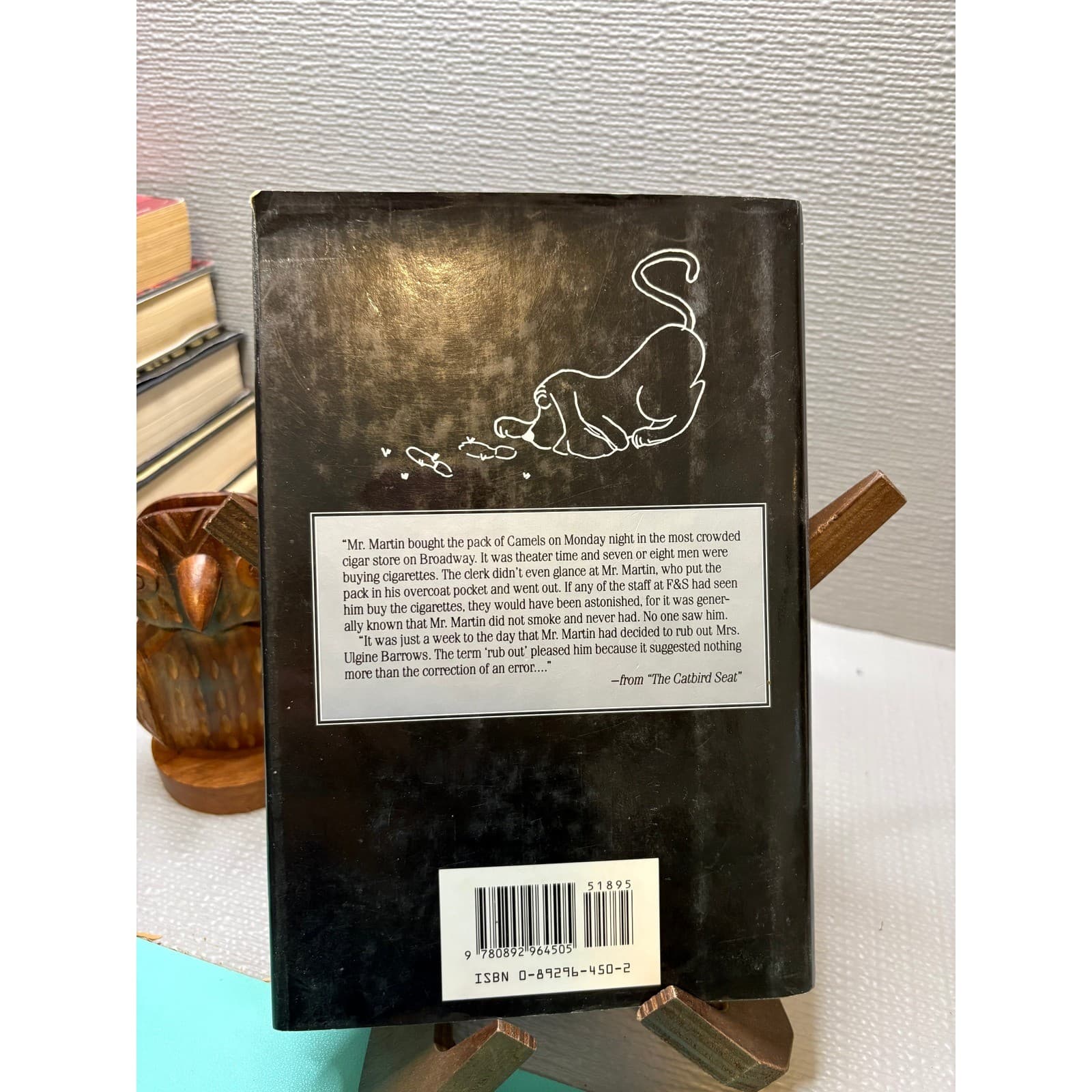 Thurber on Crime James Thurber 1st Printing 1991 Mysterious Press Hardcover - Thumbnail 2