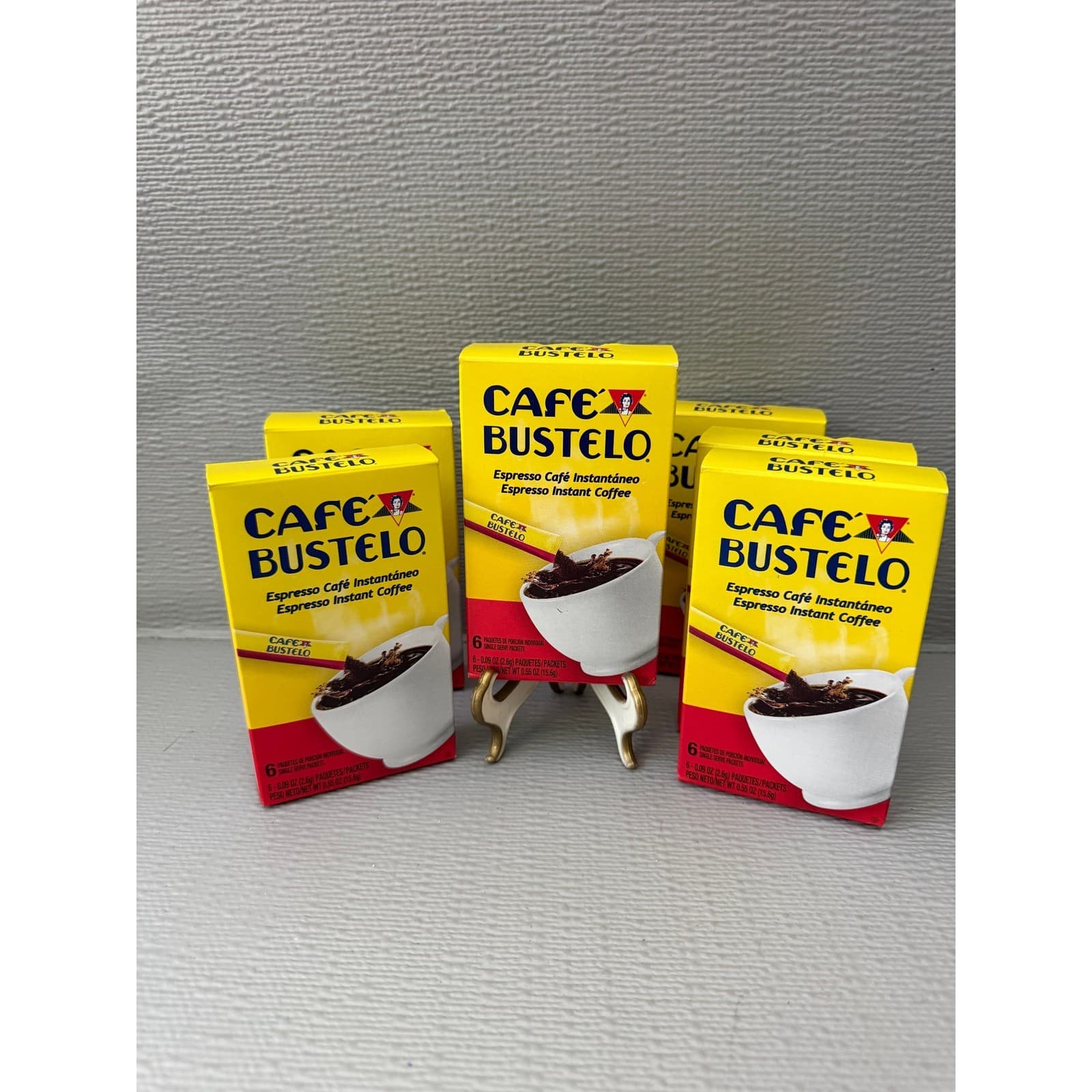 Cafe Bustelo Espresso Instant Coffee 6 Boxes of 6 Single Serve Packets 36 Total - Thumbnail 2
