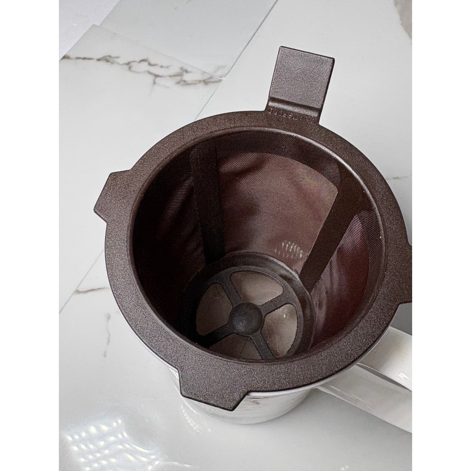 Chatsford Strainer Tea mug Red Poppy Bone China Loose Leaf Tea Mug with Lid UK - Thumbnail 5