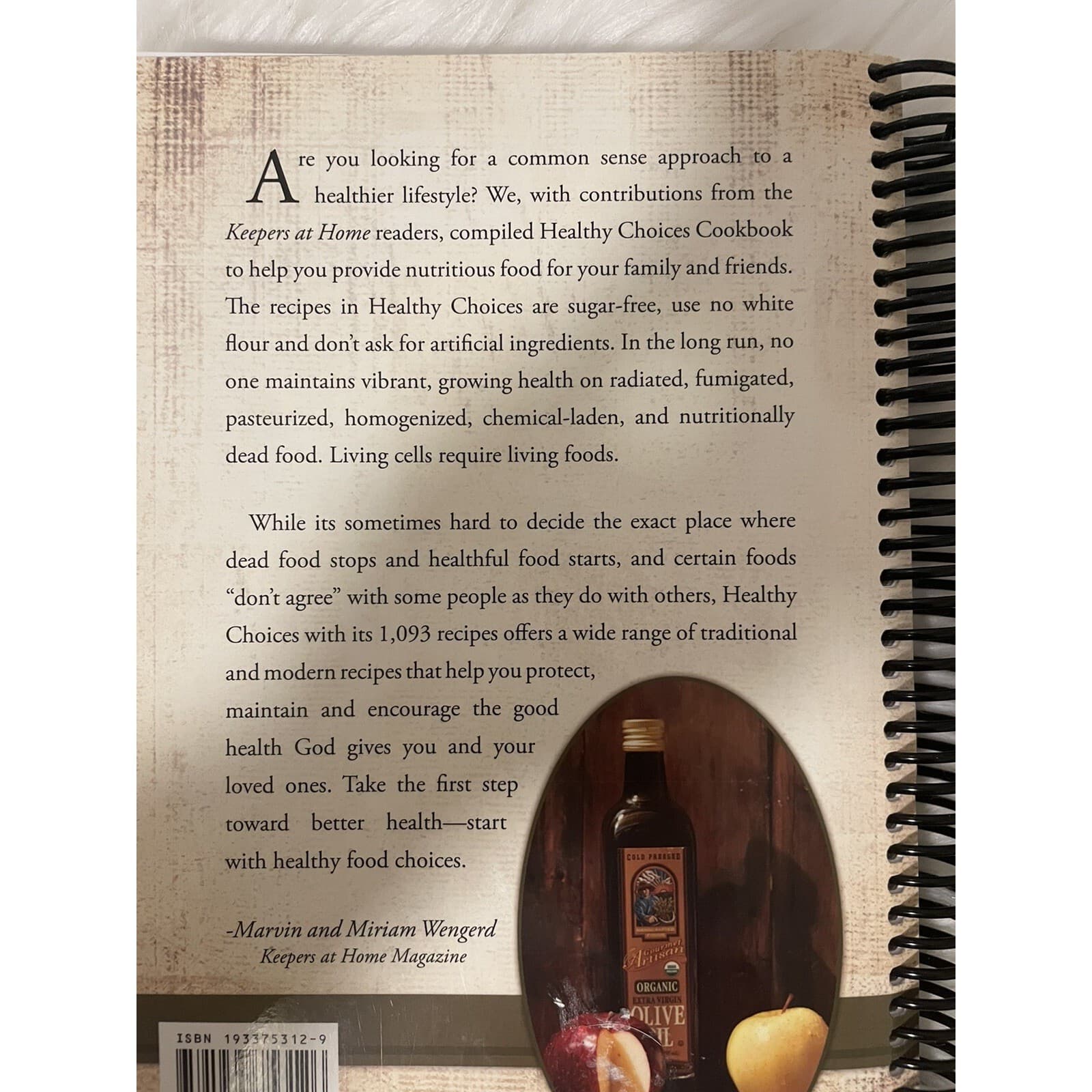 Healthy Choices Cookbook : No Sugar. No White Flour. No Artificial Anything... - Thumbnail 2
