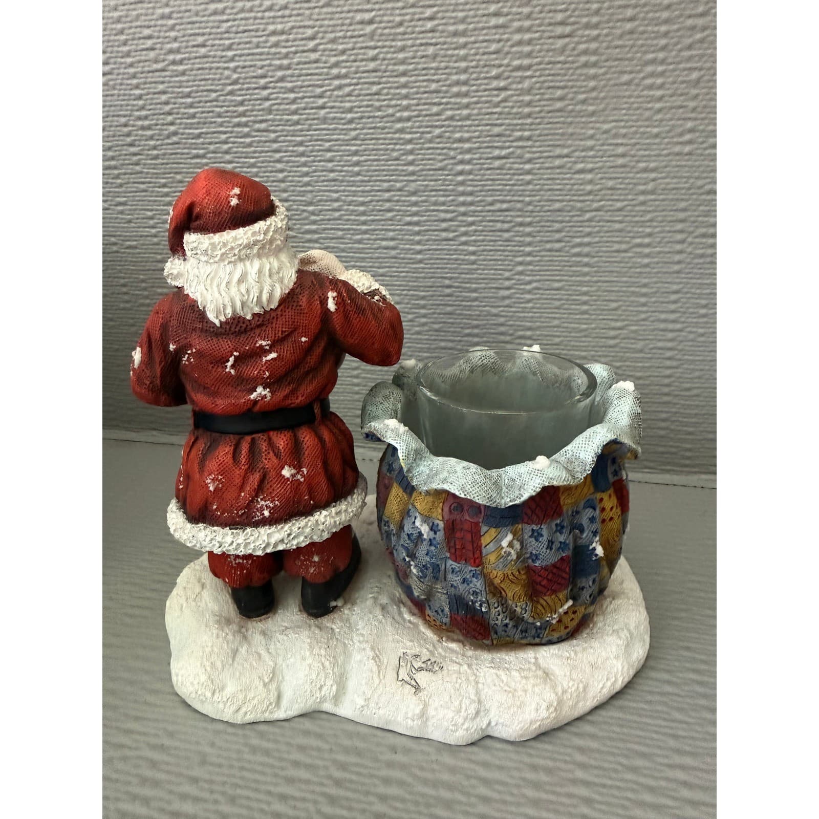 Lang Candles Time for Santa Figural Candle Holder Sherri Buck Baldwin - Thumbnail 2