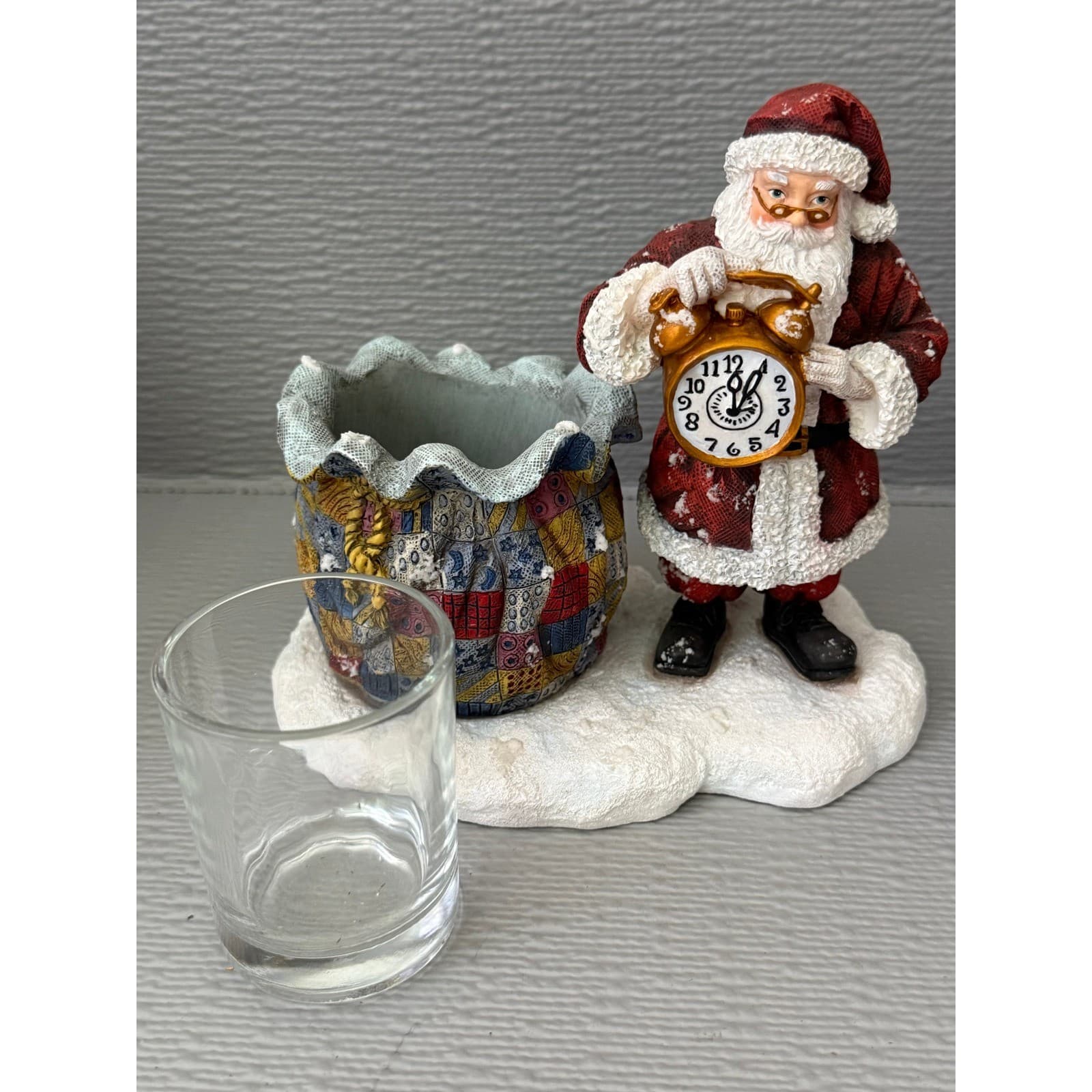 Lang Candles Time for Santa Figural Candle Holder Sherri Buck Baldwin - Thumbnail 5