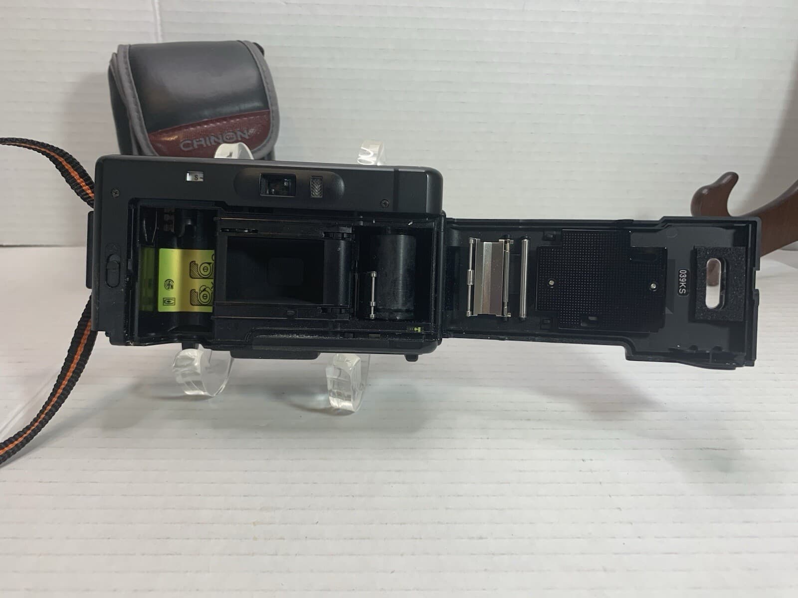 Vintage Chinon Tele Wide 35FX-Tm 35m/55mm Lens Film Camera Motorized -Tested - Thumbnail 5