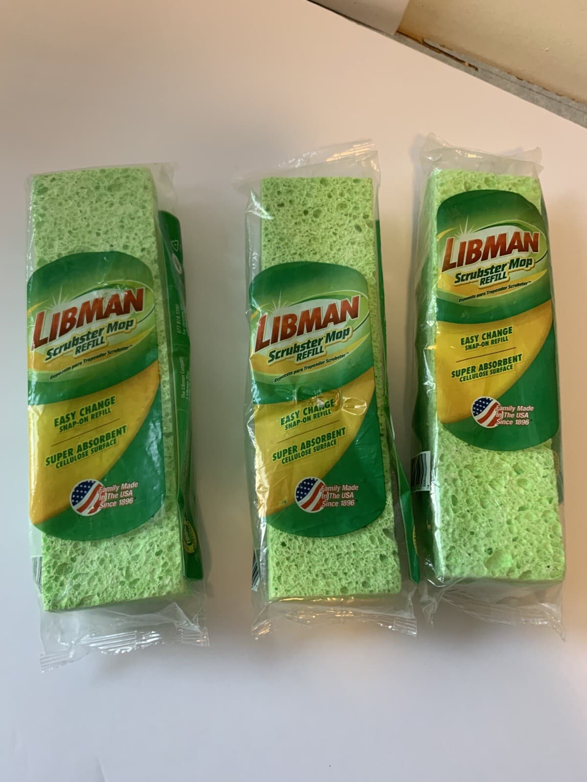 Libman Gator Mop Refill Super Absorbent Tear Resistant #03021 Sponge Mop Refill - Thumbnail 4