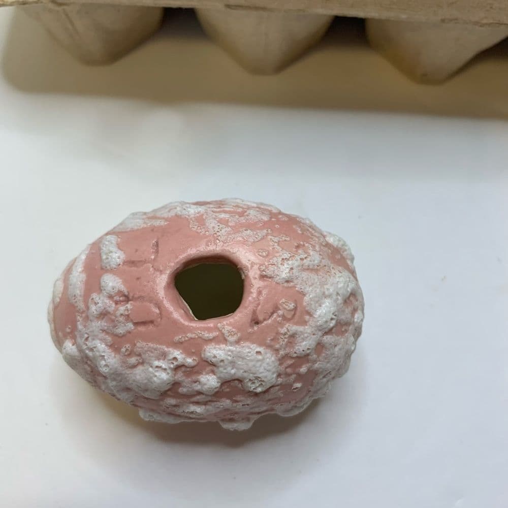 Vintage ceramic spotted speckled Easter Eggs handmade hand painted Easter 1977 - Thumbnail 6