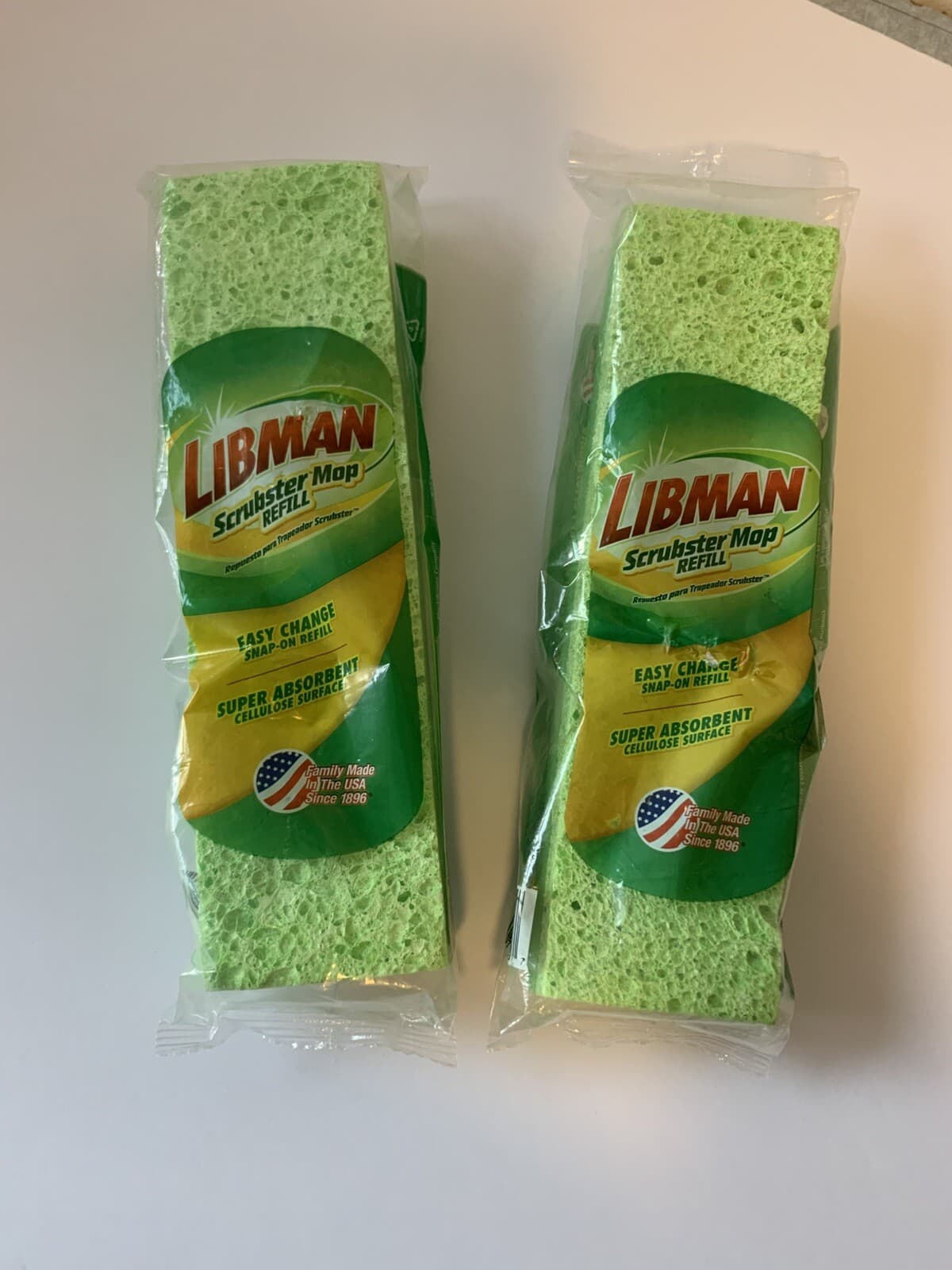 Libman Gator Mop Refill Super Absorbent Tear Resistant #03021 Sponge Mop Refill - Thumbnail 3
