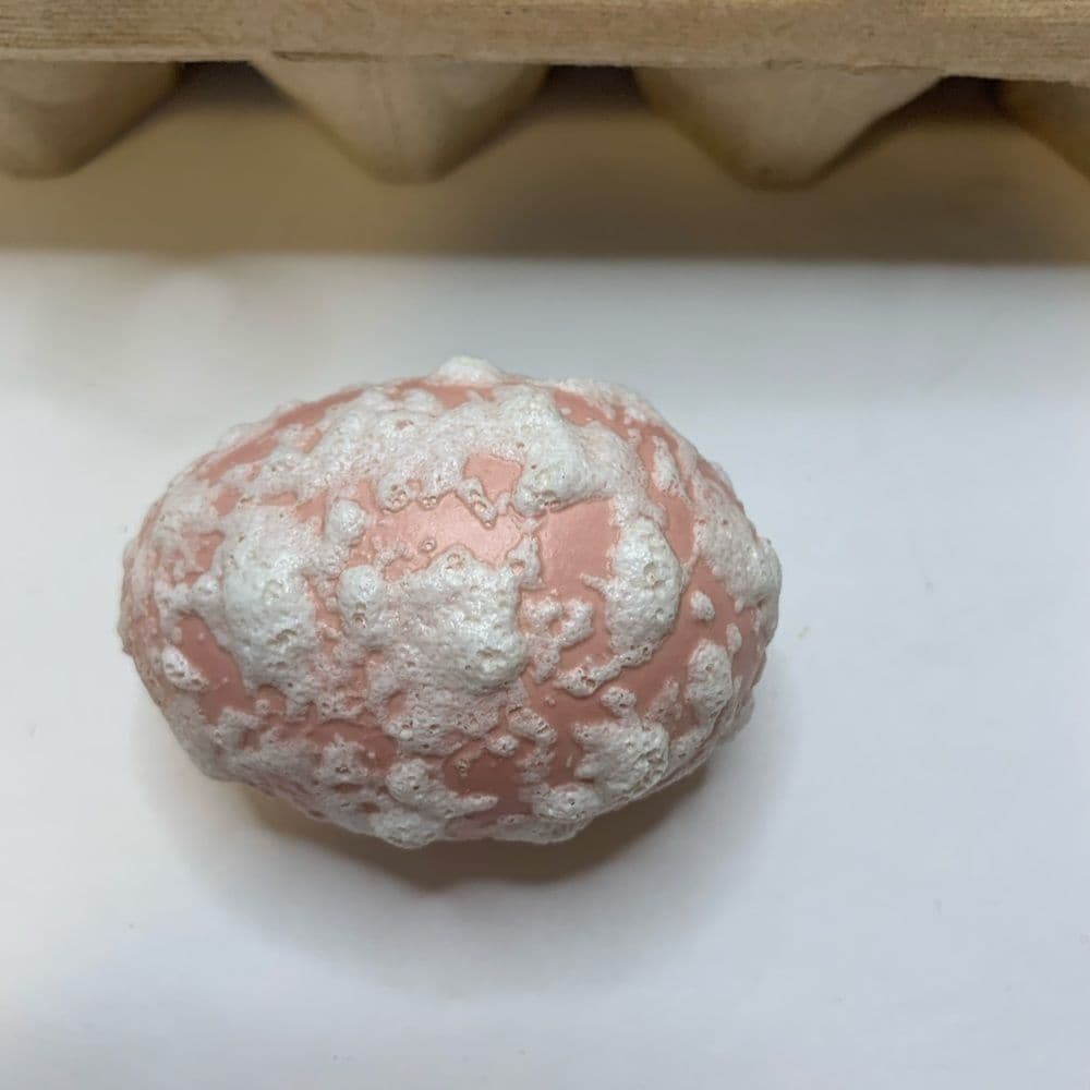 Vintage ceramic spotted speckled Easter Eggs handmade hand painted Easter 1977 - Thumbnail 5